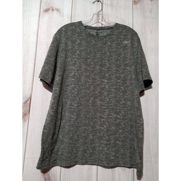 Reebok Shirt Men's Extra Large Gray Short Sleeve Crew Neck T-shirt‎ - Picture 1 of 6
